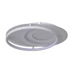 48W Dekoracyjna lampa sufitowa LED / Barwa: 3w1 / Sterowanie: Pilot / Obudowa: Biała / IP20