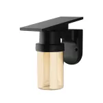 0.9W Solarna kinkiet ogrodowy z pilotem / Obudowa: Czarna / Barwa:3w1 / IP54 /