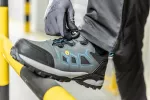 FULDE półbuty ochronne LACE SYSTEM S3S SR FO ESD szaro/niebieskie 41