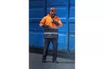 ADEL kurtka ostrzegawcza ocieplana pomarańczowa 2XL (56)