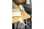 LAMPKA BIURKOWA FROGY, 5W, 300lm, AC220-240V, 4000K, BATERIA, 1200 mAh, Ra>80, ŚCIEMNIALNA, BIAŁA