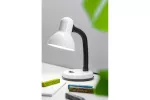 LAMPKA BIURKOWA RIO, E27, max. 40W, 220-240V, BIAŁY