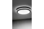 PLAFONIERA MARS LED 9 w 1, 24/18/12W, 100lm/W, CCT, AC220-240V, IP65, CZARNY