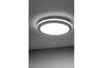 PLAFONIERA MARS LED 9 w 1, 24/18/12W, 100lm/W, CCT, AC220-240V, IP65, SZARY