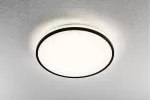 PLAFONIERA TULA LED, Ø350mm, 4000K, 24W, 1680lm, AC220-240V, 50/60 Hz, PF>0,5, IP44, CZARNA, 3y