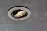 SUFITOWA OPRAWA PUNKTOWA Z REGULACJĄ KĄTA (OCZKO) PORTO-K, ODLEW, IP20, CZARNY CHROM, TYP 5515
