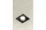 SUFITOWA OPRAWA PUNKTOWA PORTO-K, IP20, KWADRAT, CZARNA, Z REGULACJĄ KĄTA, TYP DT10