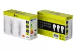 G-TECH ŹRÓDŁO ŚWIATŁA LED, 3pcs., A-G, A60, 3000K, E27, 12,0W, AC220-240V, 200°, 1160lm, 104mA