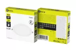 G-TECH OPRAWA DOWNLIGHT FABRO, LED, 9W, 800lm, 4000K, AC220-240V, IP44, WPUSZCZANA, OKRĄGŁY, BIAŁY