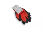RODER rękawice ochronne powlekane lateksem czerwone/czarne 10