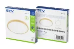 PLAFONIERA ATOL LED, Ø400mm, 4000K, 32W, 2560lm, AC180-250V, 50/60 Hz, PF>0,9, IP54, GOLD, 3y