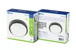 OPRAWA KANAŁOWA KODO, LED, 8W, 720lm, 4000K, AC180-250V, IP54, IK08, OKRĄGŁA, CZARNY