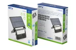 NAŚWIETLACZ LED SOLARNY LUMOS, Z CZUJNIKIEM RUCHU, 10W, 850lm, 6400K, IP65, 120°, SOLAR PANEL, 3y