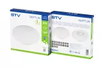 PLAFONIERA NEPTUN LED Ø380mm, 28W, 2380lm, 4000K, AC220-240V, IP54, BIAŁY