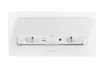 GNIAZDO MEBLOWE MULTISOFT 2X GNIAZDO SCHUKO, USB A+C, RJ45, HDMI, KABEL ZASILAJĄCY Z WTYCZKĄ, BIAŁY