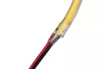 TAŚMA LED COB 12V FREE CUT, 528LED/m, 8mm, 10W/m, BEZ ŻELU, ZIMNY BIAŁY, 2x1m PRZEWÓD MINI AMP