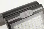 OPRAWA ELEWACYJNA RAMOS SOLARNA Z CZUJNIKIEM RUCHU/ZMIERZCHU, 50W, 300lm, 3,7V 1800mAh, IP44, 6400K, CZARNA