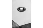 SUFITOWA OPRAWA PUNKTOWA ALESSIO, IP54, OKRĄGŁA, CZARNA