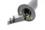OPRAWA OGRODOWA KERTA-P 50, E27, MAX.12W, IP44, AC220-240V, 50-60Hz, SŁUPEK, GRAFIT