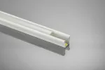 PROFIL ALUMINIOWY LED Z KOŁNIERZEM GLAX MINI WYSOKI 12,5mm BIAŁY 2m (WPUSZCZANY)