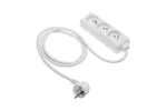PRZEDŁUŻACZ DOMOWY 3 GNIAZDA, 3m 3X1,00mm2