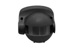 CZUJNIK RUCHU CR-1, max.1200W, AC220-240V, kąt 180°, ZASIĘG 10m, IP44, CZARNY