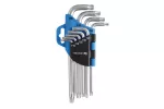 Klucze TORX, CrV, 9 szt.