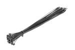 Nylonowe opaski zaciskowe 3,6 x 300 mm, 25 szt., czarne, odporne na promieniowanie UV
