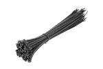 Nylonowe opaski zaciskowe 3,6 x 300 mm, 100 szt., czarne, odporne na promieniowanie UV