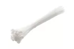 Nylonowe opaski zaciskowe 4,8 x 200 mm, 25 szt., białe, odporne na promieniowanie UV