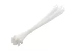 Nylonowe opaski zaciskowe 4,8 x 300 mm, 25 szt., białe, odporne na promieniowanie UV
