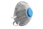 DINKEL półmaska z zaworem FFP1 jasnoszara uni (3 szt./op.)