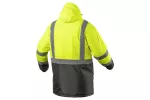 LEDA kurtka ostrzegawcza parka ocieplana żółty XL