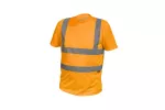 ROSSEL T-shirt ostrzegawczy poliestrowe pomarańczowy S (48)