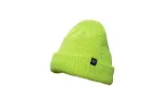 NEON czapka zimowa z nitką odblaskową żółta uni