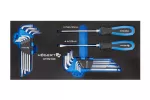 Zestaw wkrętaków, kluczy HEX i TORX 20 szt., wkład EVA