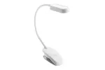 LAMPKA BIURKOWA FROGY, 5W, 300lm, AC220-240V, 4000K, BATERIA, 1200 mAh, Ra>80, ŚCIEMNIALNA, BIAŁA