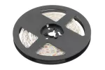 TAŚMA FLASH 2835, 600 LED ZIMNY BIAŁY, 60W, BEZ ŻELU 10mm, ROLKA 5m, 12V  (2 KABLE)
