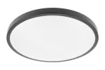 PLAFONIERA ATOL LED, O400mm, 3000K, 32W, 2560lm, A180-250V, 50/60 Hz, PF>0,9, IP54, BLACK, 3y