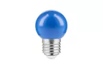 ŹRÓDŁO ŚWIATŁA LED, B45C, BLUE, E27, 1,0W, AC220-240V, 270°, 50lm