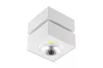 Oprawa LED BIANCO, 15W ,1500lm, AC220-240V, 50/60 Hz, PF>0,5, Ra≥80, P20, IK06, 36°, 4000K, KWADRAT, BIAŁY
