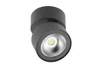Oprawa LED BIANCO, 15W, 1500lm, AC220-240V, 50/60 Hz, PF>0,5, Ra≥80, IP20, IK06, 36°, 4000K, OKRĄGŁA, CZARNY