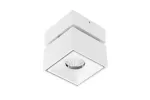 OPRAWA LED BIANCO, 8W, 680lm, AC220-240V, 50/60 Hz, PF>0,5, Ra≥80, IP20, IK06, 36°, 4000K, KWADRAT, BIAŁY