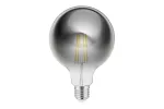 ŹRÓDŁO ŚWIATŁA LED DEKORACYJNE, FILAMENT, GREY, G125, 1800K, E27, 8,0W, 450lm, AC220-240V, 360°