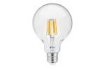 ŹRÓDŁO ŚWIATŁA LED, FILAMENT, A-G, G95, 4000K, E27, 8,0W, AC220-240V, 360°, 880lm, 70mA