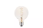 ŹRÓDŁO ŚWIATŁA LED, FILAMENT, SPIN, G95, E27, 4,0W, 265lm, 2200K, AC220-240V, 360°
