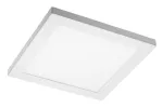 OPRAWA LED MOZA, 18W, 1500lm, AC220-240V, 50/60Hz, PF>0,5, RA≥80, IP40, 120°,4000K, KWADRAT, BIAŁY