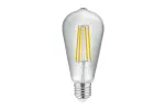 ŹRÓDŁO ŚWIATŁA LED, FILAMENT, A-G, ST64, 3000K, E27, 6,0W, AC220-240V, 360°, 600lm, 52mA