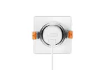 OPRAWA DOWNLIGHT VOLARE, LED, 7W, 560lm, CCT, AC220-240V, IP20, KWADRAT, BIAŁY