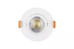 OPRAWA DOWNLIGHT VOLARE, LED, 9W, 720lm, CCT, AC220-240V, IP20, OKRĄGŁA, BIAŁY